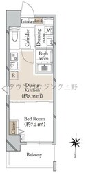 CAVANA錦糸町の物件間取画像